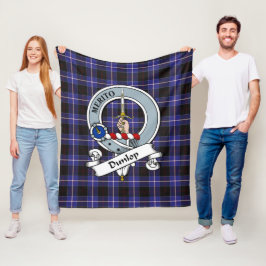 Dunlop Clan Badge Tartan Schotlandse Plaid Fleece Deken