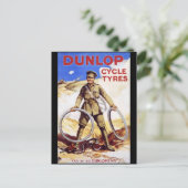 Dunlop-cyclusbanden Briefkaart (Staand voorkant)