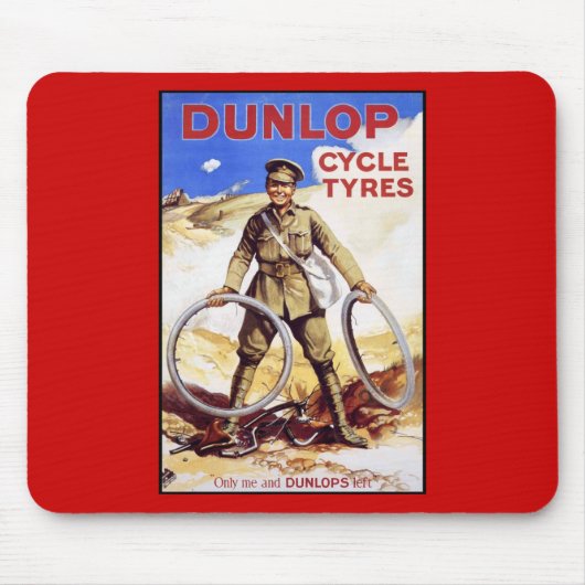 Dunlop-cyclusbanden Muismat (Voorkant)