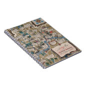 Dunlop map - Literary Landmarks of Central London Notitieboek (Rechterzijde)