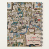 Dunlop map - Literary Landmarks of Central London Planner (Achterkant)