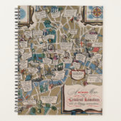 Dunlop map - Literary Landmarks of Central London Planner (Voorkant)