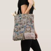Dunlop map - Literary Landmarks of Central London Tote Bag (Dichtbij)