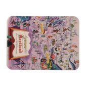 Dunlop Map of Central Scotland Magneet (Horizontaal)