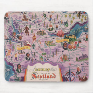 Dunlop Map of Central Scotland Muismat