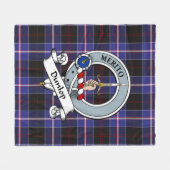Dunlop Modern Clan Badge Tartan Pset Fleece Deken (Voorkant (Horizontaal))