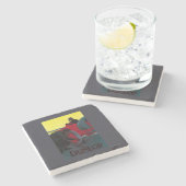 Dunlop  PosterEurope Stenen Onderzetter (Zijkant)