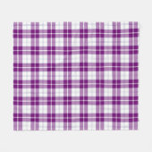 Dunlop Schotse ruit Fleece Deken (Voorkant (Horizontaal))