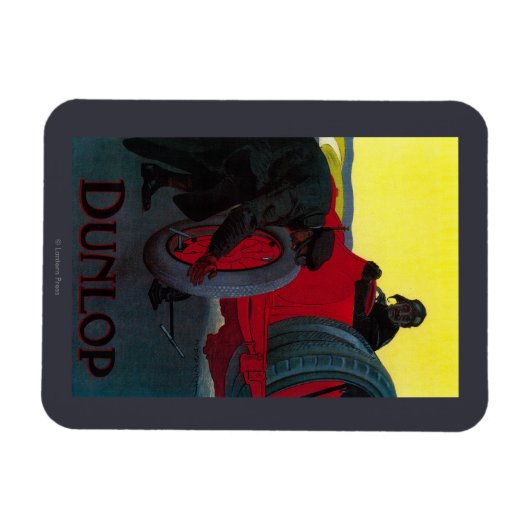 Dunlop Vintage PosterEurope Magneet (Horizontaal)