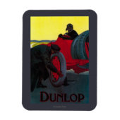 Dunlop Vintage PosterEurope Magneet (Verticaal)