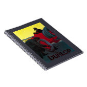 Dunlop Vintage PosterEurope Notitieboek (Rechterzijde)