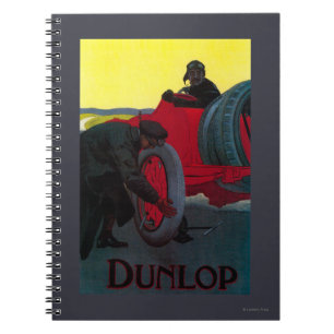 Dunlop Vintage PosterEurope Notitieboek