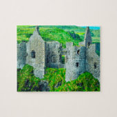 Dunluce Castle Antrim Ierland Legpuzzel (Horizontaal)