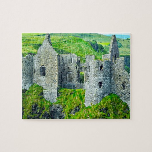 Dunluce Castle Antrim Ierland Legpuzzel (Horizontaal)