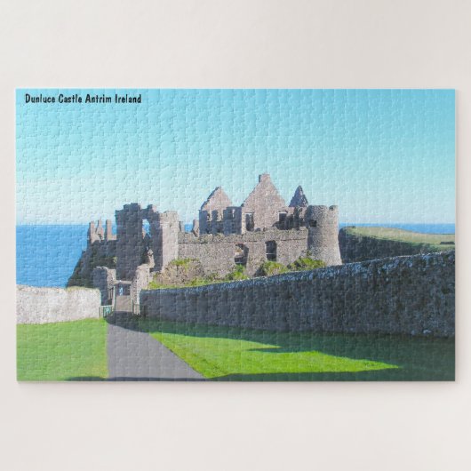Dunluce Castle Antrim Ierland Legpuzzel (Horizontaal)