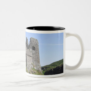 Dunluce Castle bij Bushmills en Portrush, 3 Tweekleurige Koffiemok