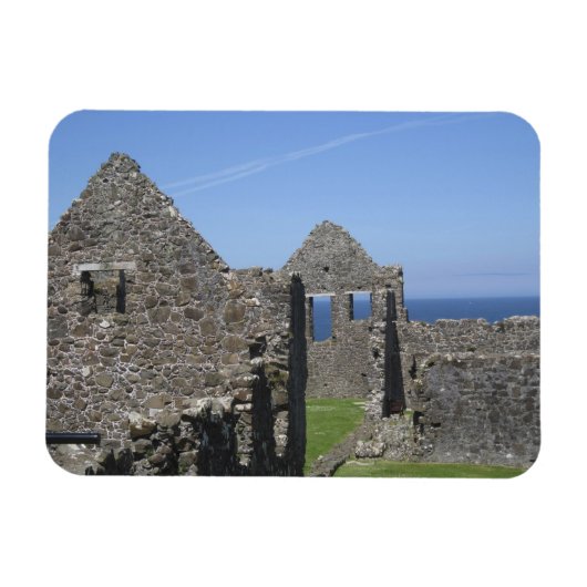 Dunluce Castle bij Bushmills en Portrush, Magneet (Horizontaal)