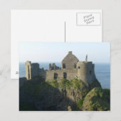 Dunluce Castle, Briefkaart Ierland (Voorkant / Achterkant)