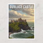 Dunluce Castle Noord-Ierland Reizen Briefkaart (Voorkant)