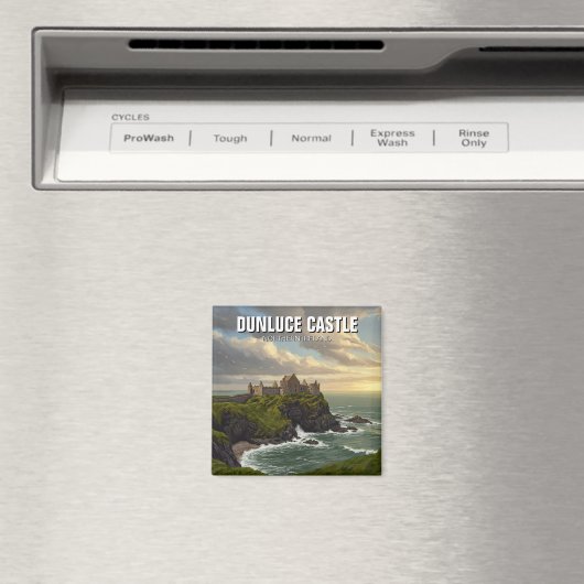 Dunluce Castle Noord-Ierland Reizen Magneet (Insitu (Vaatwasser))