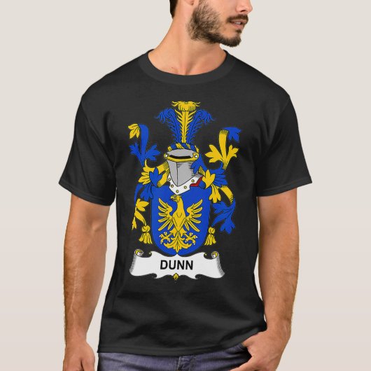 Dunn Coat of Arms Family Crest T-shirt (Voorkant)