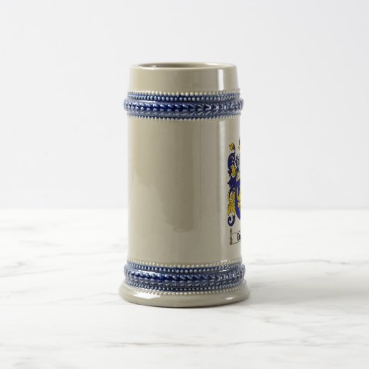 Dunn Coat of Arms Stein / Dunn Family Crest Bierpul (Center)