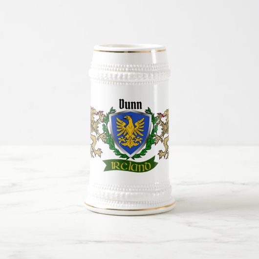 Dunn/O'Dunn Irish Shield Gepersonaliseerde Bier St Bierpul (Center)