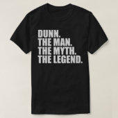 DunnDunn Achternaam Dunn Achternaam Dunn Achternaa T-shirt (Design voorkant)