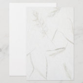 Dunne blades van gras, Japans rijstpapier Briefpapier (Voorkant / Achterkant)