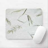 Dunne blades van gras, Japans rijstpapier Muismat (Met muis)