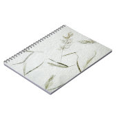 Dunne blades van gras, Japans rijstpapier Notitieboek (Linkerzijde)