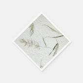 Dunne blades van gras, Japans rijstpapier Servetten (Hoek)