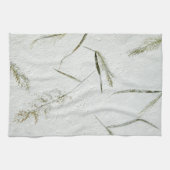 Dunne blades van gras, Japans rijstpapier Theedoek (Horizontaal)