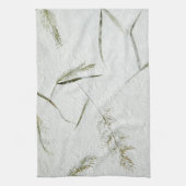 Dunne blades van gras, Japans rijstpapier Theedoek (Verticaal)