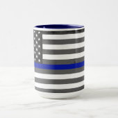 Dunne Blauwe Lijn - 15 oz. Mok (Midden)