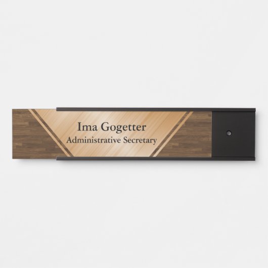 Dunne blauwe lijn - Aangepast deurteken Deurbordje (Voorkant)