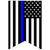 Dunne blauwe lijn Amerikaans Vlaggetjes (Eerste vlag)