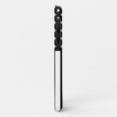 Dunne Blauwe Lijn Amerikaanse Vlag Decoratie Case-Mate iPhone Case (Achterkant/links)