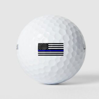 - Dunne blauwe lijn - Amerikaanse vlag Golfballen