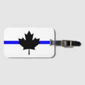 Dunne blauwe lijn - Canada versie Bagagelabel (Voorkant (horizontaal))