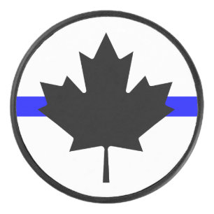 Dunne blauwe lijn - Canada versie Hockey Puck