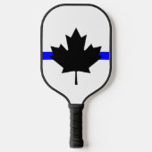 Dunne blauwe lijn - Canada versie Pickleball Paddle (Voorkant)