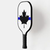 Dunne blauwe lijn - Canada versie Pickleball Paddle (Links)