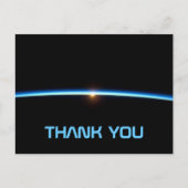 Dunne Blauwe Lijn Dank U Briefkaart (Voorkant)