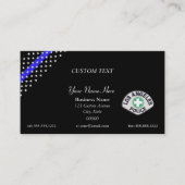 Dunne blauwe lijn LAPD-Visitekaartje Visitekaartje (Voorkant)