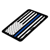 Dunne Blauwe Lijn Magnet voor Auto's & Trucks Magneet (Linkerzijde)