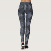 Dunne blauwe lijn - OctoSpace Leggings (Achterkant)