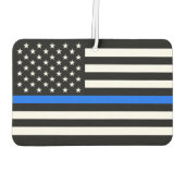 "DUNNE BLAUWE LIJN OP VLAG" LUCHTVERFRISSER (Achterkant)