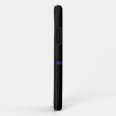 Dunne blauwe lijn: POLICE iPhone 5 Hoesje (Achterkant/rechts)