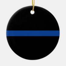 Dunne Blauwe Lijn Politie Handhaving Cadeau